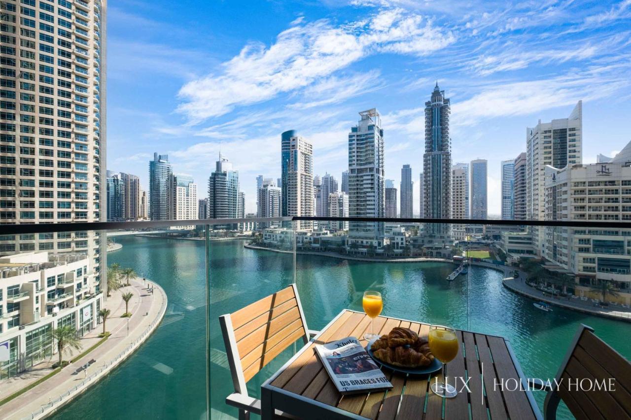 Lux - Contemporary Suite With Full Marina View Dubai Dış mekan fotoğraf