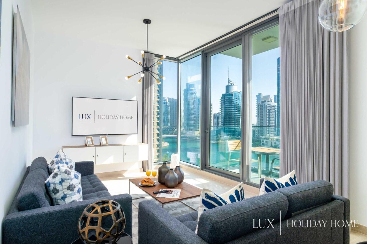 Lux - Contemporary Suite With Full Marina View Dubai Dış mekan fotoğraf