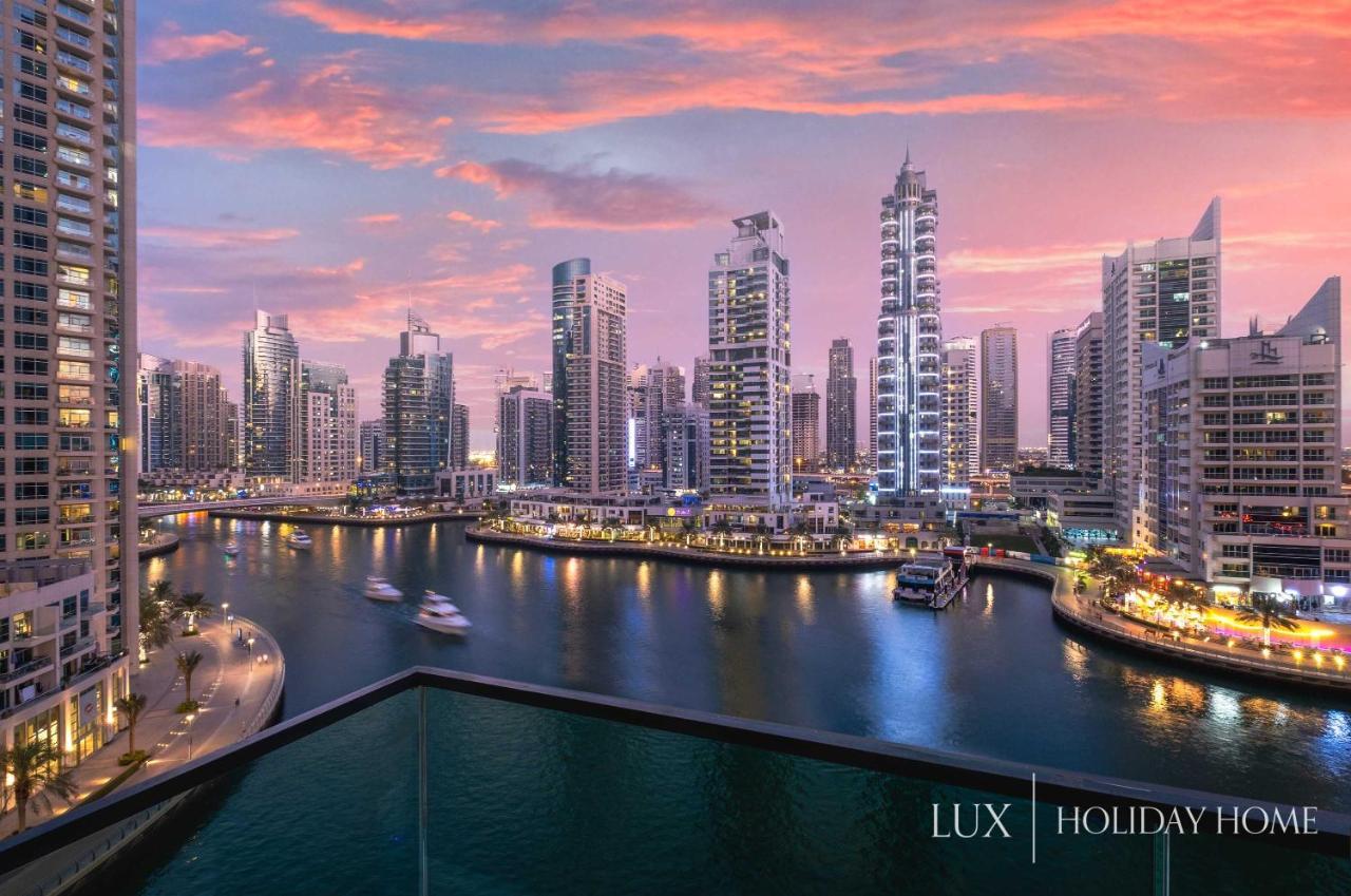 Lux - Contemporary Suite With Full Marina View Dubai Dış mekan fotoğraf
