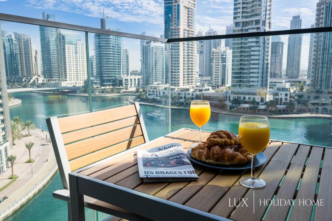 Lux - Contemporary Suite With Full Marina View Dubai Dış mekan fotoğraf