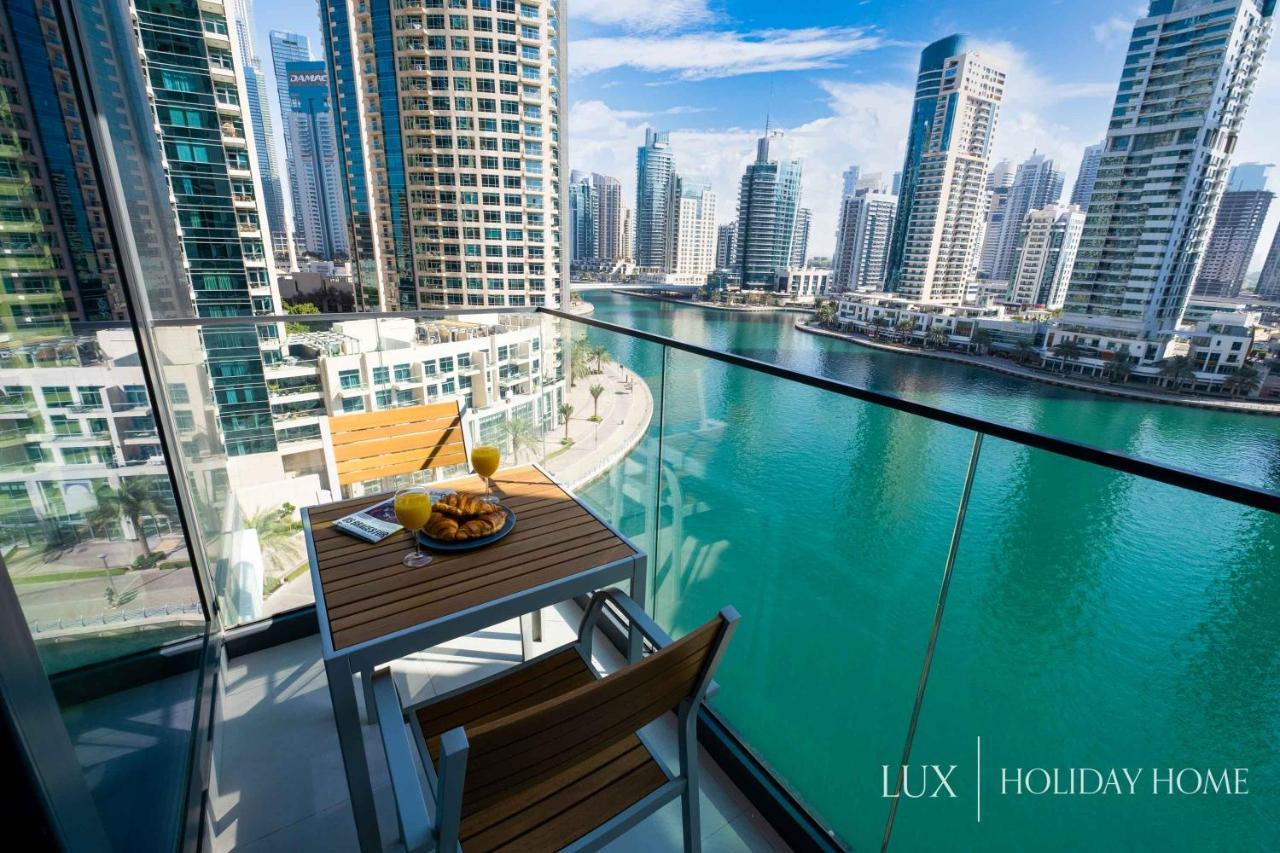 Lux - Contemporary Suite With Full Marina View Dubai Dış mekan fotoğraf