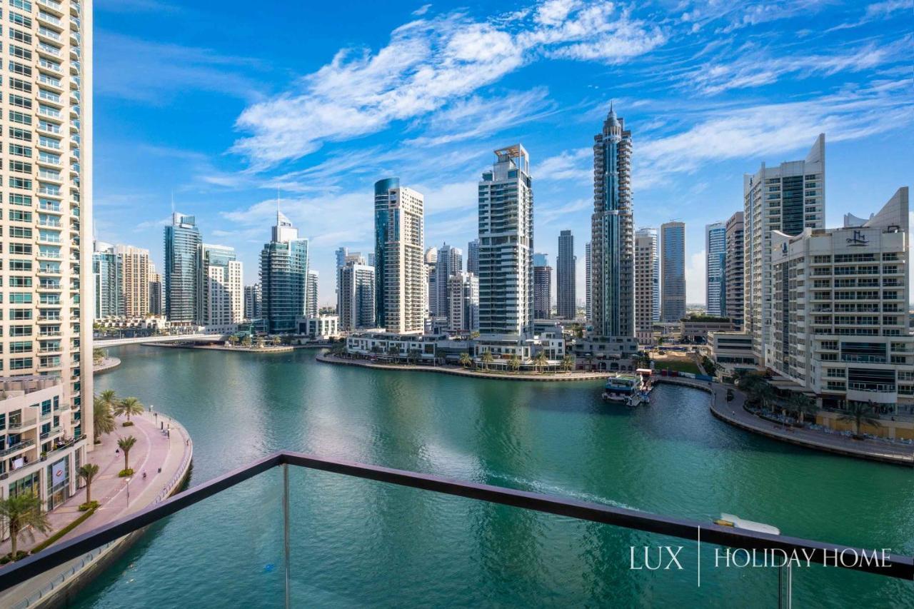Lux - Contemporary Suite With Full Marina View Dubai Dış mekan fotoğraf