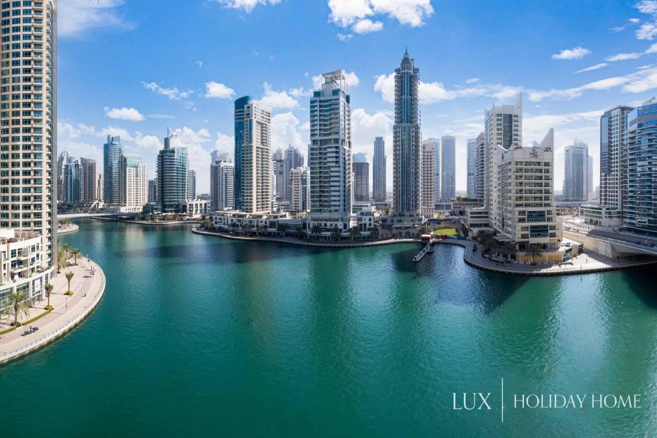 Lux - Contemporary Suite With Full Marina View Dubai Dış mekan fotoğraf