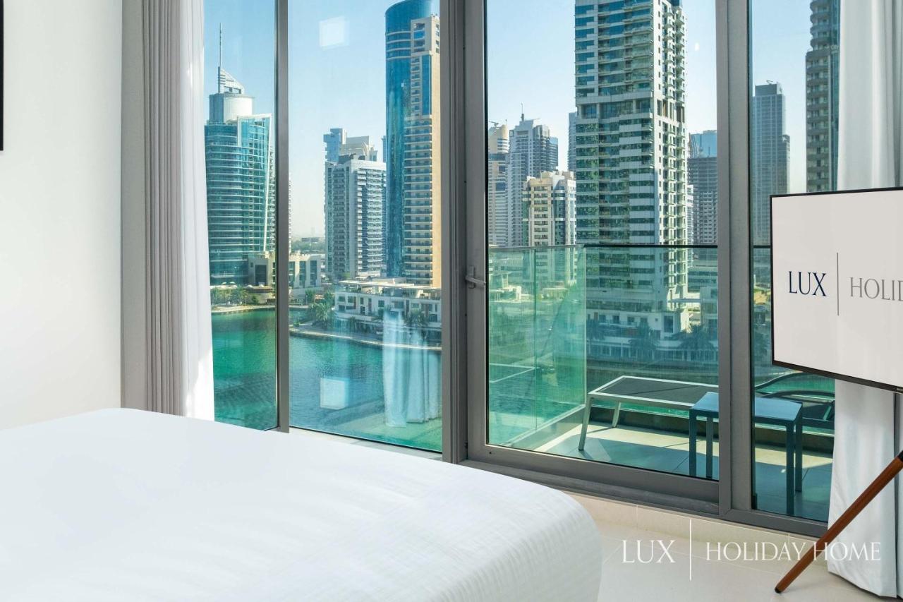 Lux - Contemporary Suite With Full Marina View Dubai Dış mekan fotoğraf