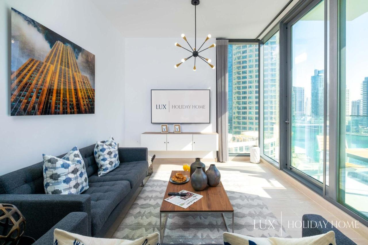 Lux - Contemporary Suite With Full Marina View Dubai Dış mekan fotoğraf