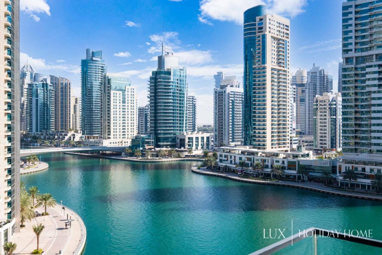 Lux - Contemporary Suite With Full Marina View Dubai Dış mekan fotoğraf